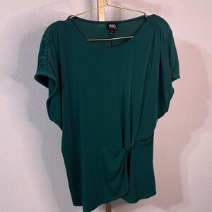 INC International Concepts Women's Teal Blouse
